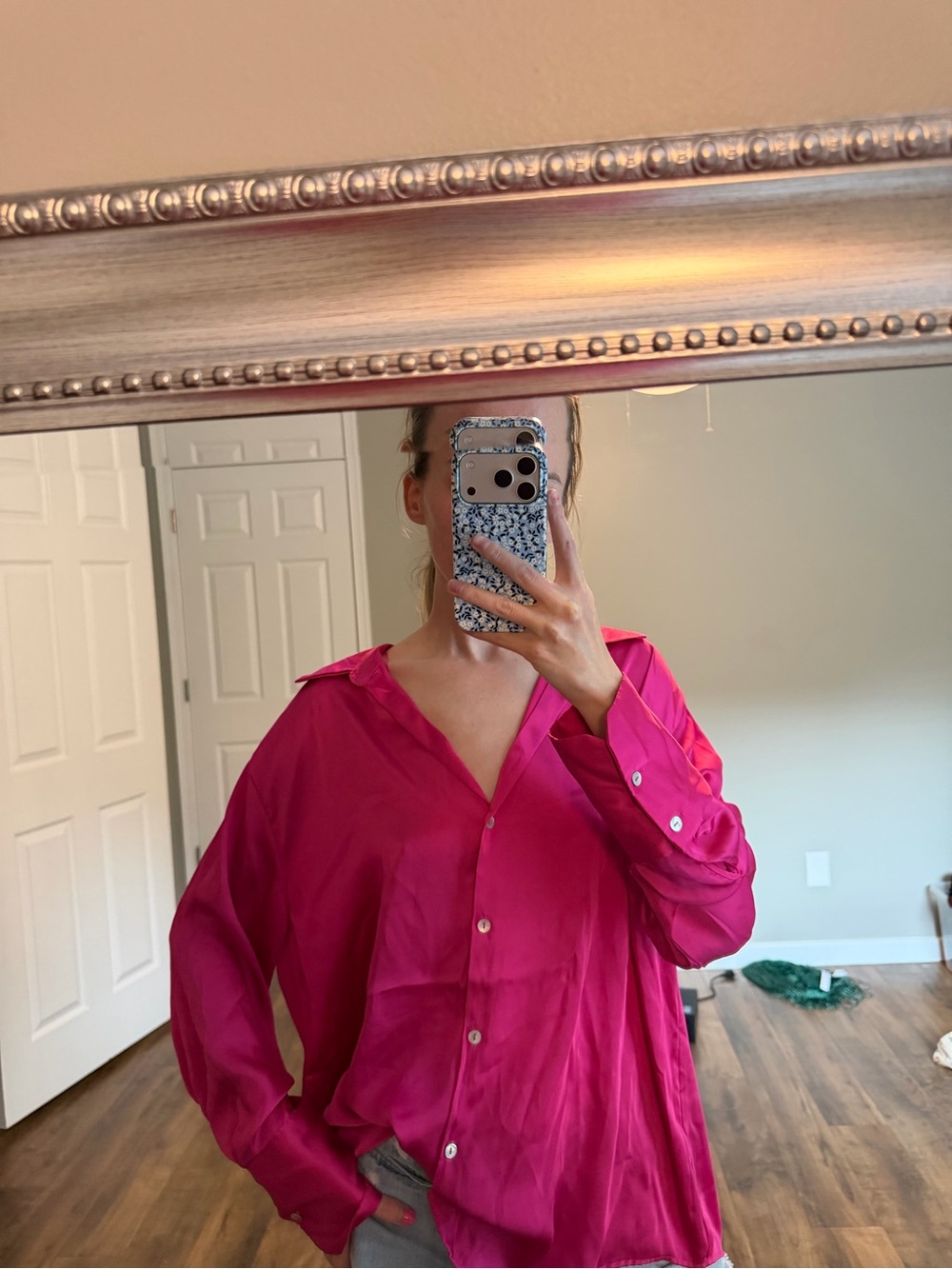 Zara Satin Blouse